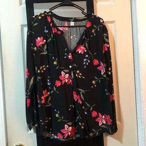 NWT - OLD NAVY Relaxed Popover Blouse